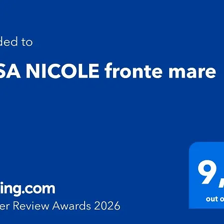 Casa Nicole Fronte Mare Giardini Naxos